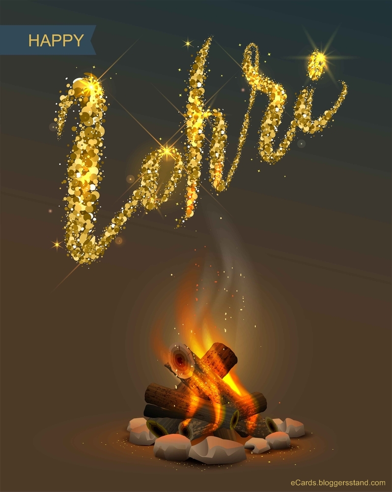 Happy Lohri ecards greetings wallpaper 2021