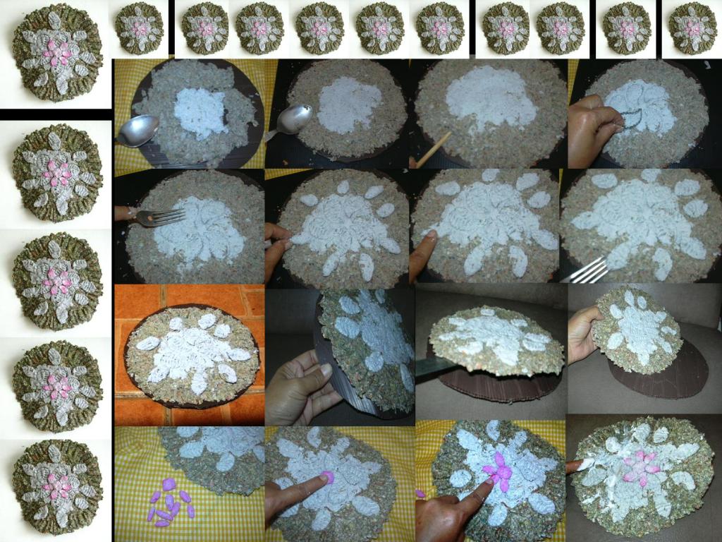 berbagi gagasan STEP BY STEP Hiasan Dinding Bubur Kertas  