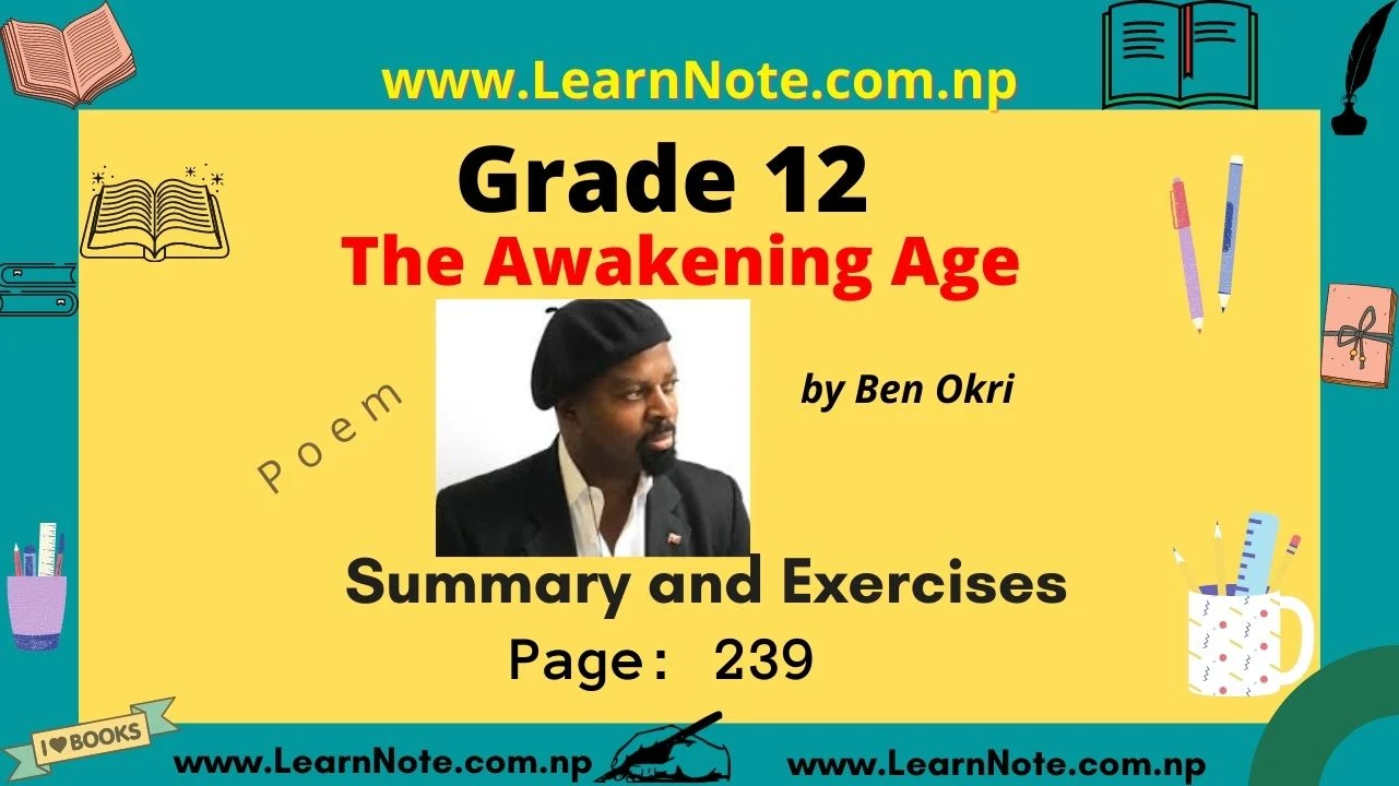 The Awakening Age summary Ben Okri
