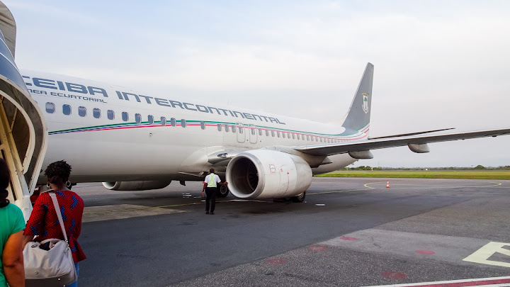 Two times per week CEIBA is flying to Equatorial Guinea