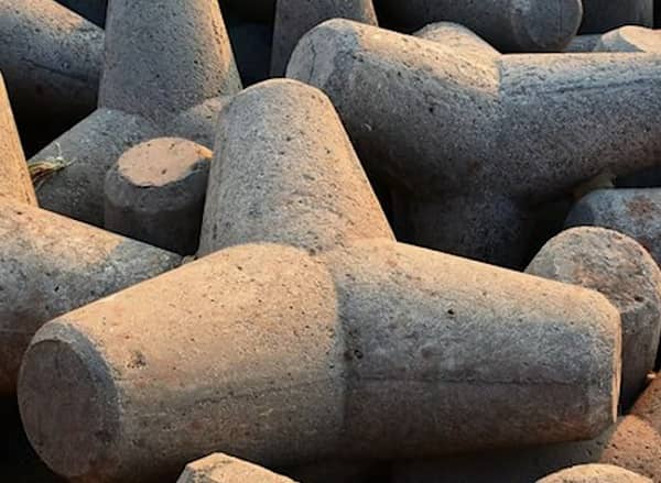 What Are Tetrapods Lying Along the Waterfront At Marine Drive?