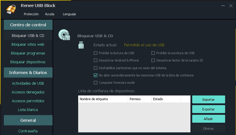 Renee USB Block Full Español