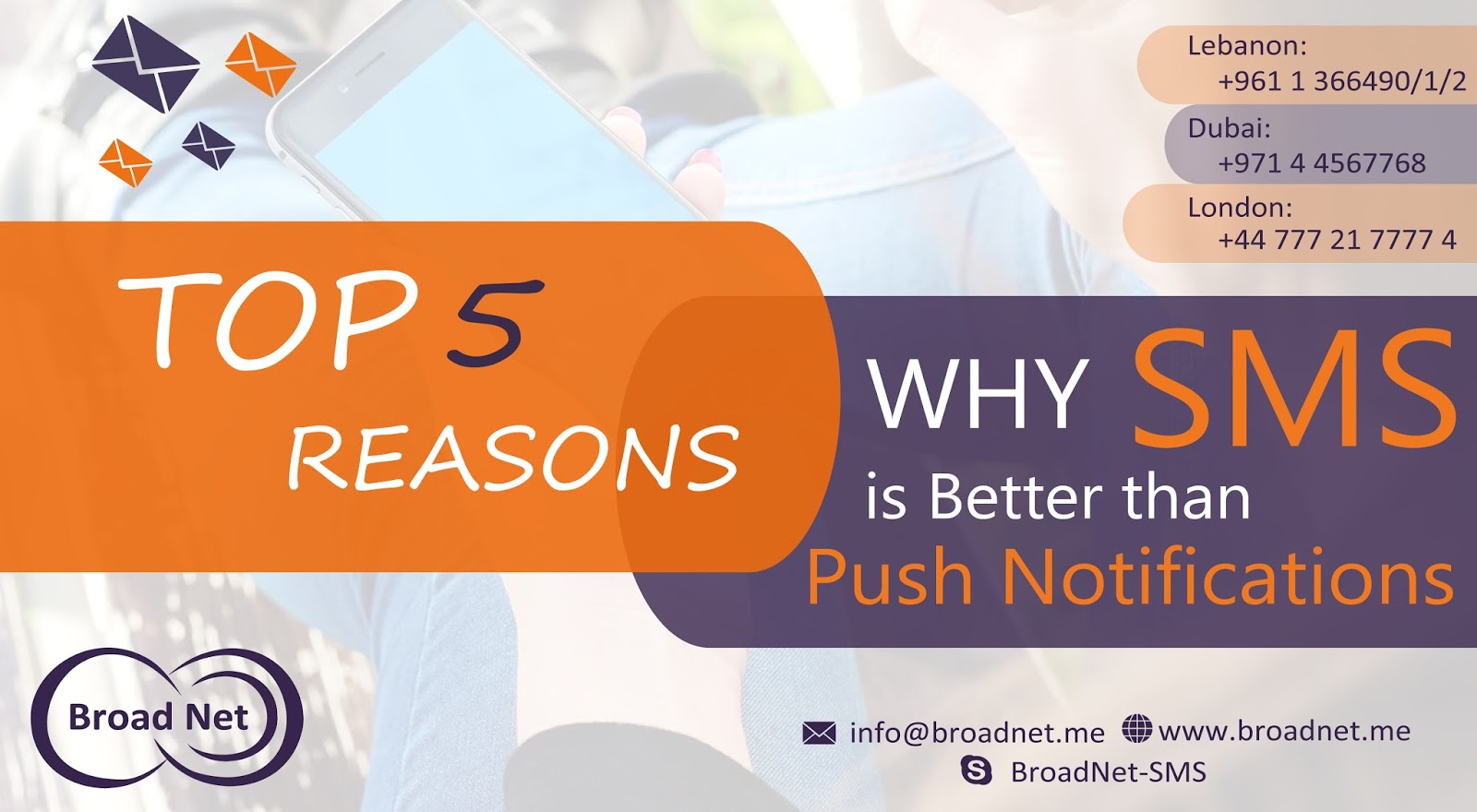 Top 5 Reasons Why SMS is Better than Push Notifications