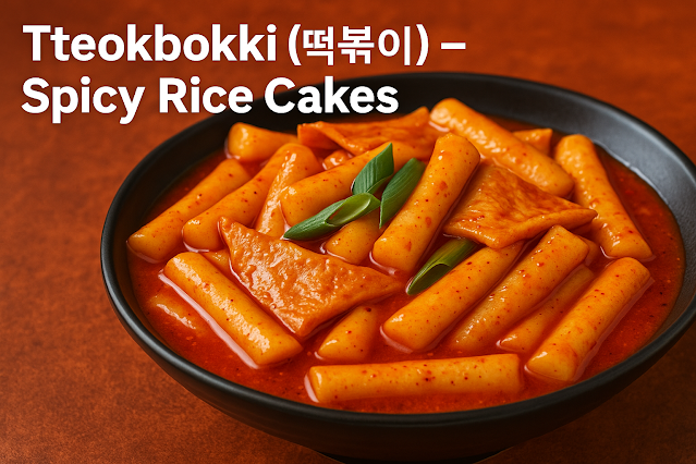 Tteokbokki (떡볶이) – Spicy Rice Cakes