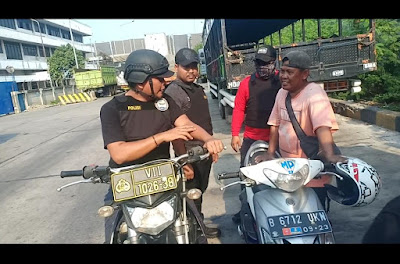 Timsus Elang Laut Polres Pelabuhan Tanjung Priok Amankan Pelaku Premanisme dan Pak Ogah