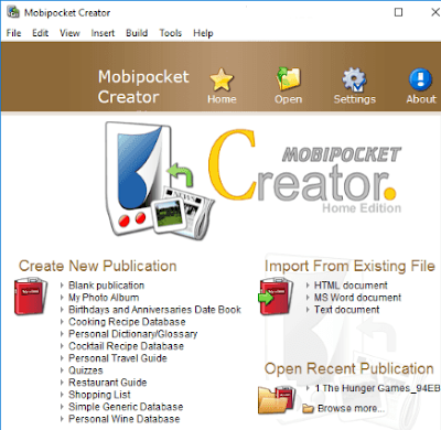  Berikut ini yaitu daftar software untuk membuat ebook Mobipocket gratis terbaik untuk Wi Software untuk membuat ebook Mobipocket gratis untuk Windows