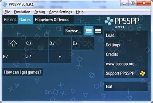 Download Emulator PSP Untuk PC (PPSSPP) Full Setting 