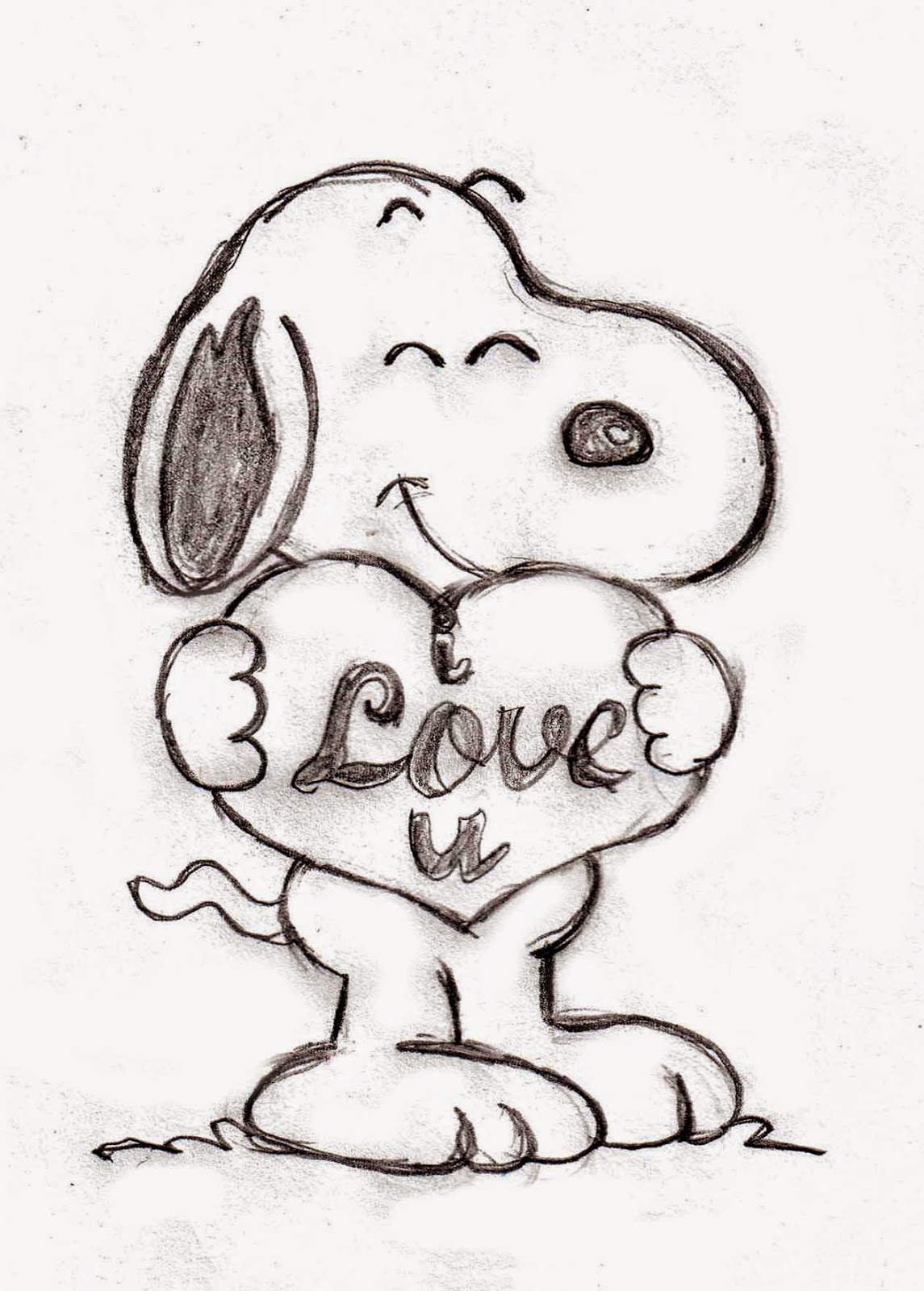  Snoopy Sketch made by Drawing Tutorial