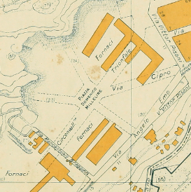 Piazza Millelire mappa Marino Gigli