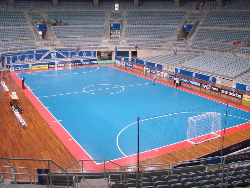 Berbagi ilmu: Ukuran dan Gambar Lapangan Futsal