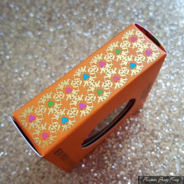 orange box with pretty Manish Arora pattern