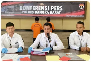 Polres Bangka Barat Tahan 2 Pejabat RSUD Sejiran Setason, Diduga Lakukan Korupsi Dana BLUD