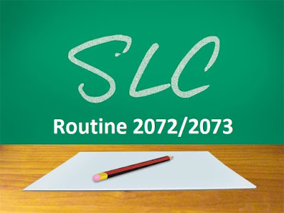 routine of slc 2072, 2073 examination