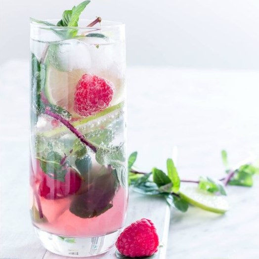 Raspberry Mojito #Drink #Cocktail