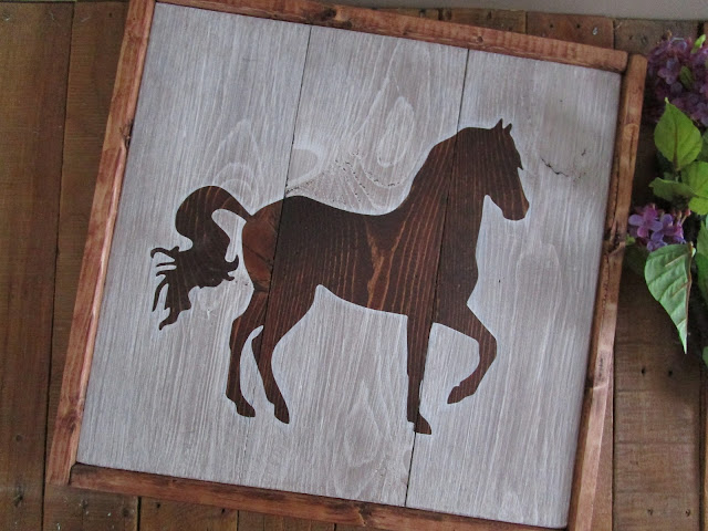 Framed Horse Silhouette