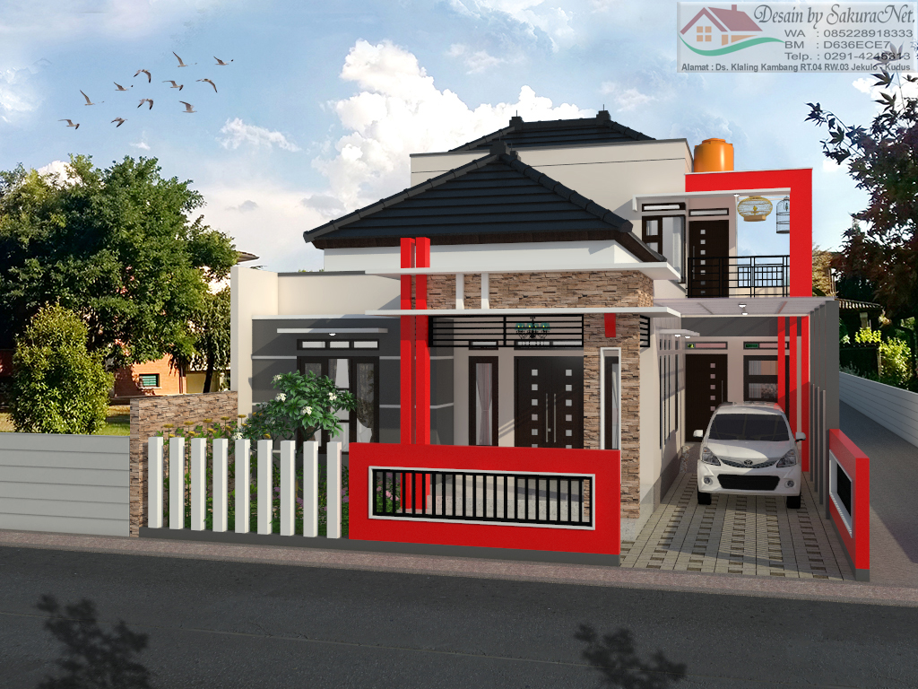 Desain 3D Rumah By SakuraNet Desain Rumah Minimalis 10x17