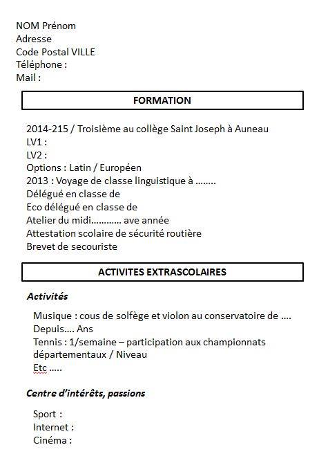 BDI Collège Saint Joseph Auneau: Atelier CV et lettre de 