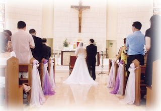 Wedding Church Pew Decorations