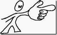 finger pointing right