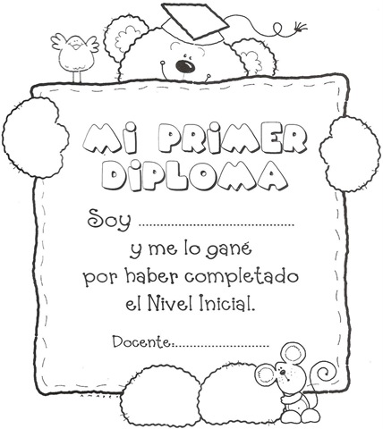 diplomas para imprimir. Para colorear diplomas