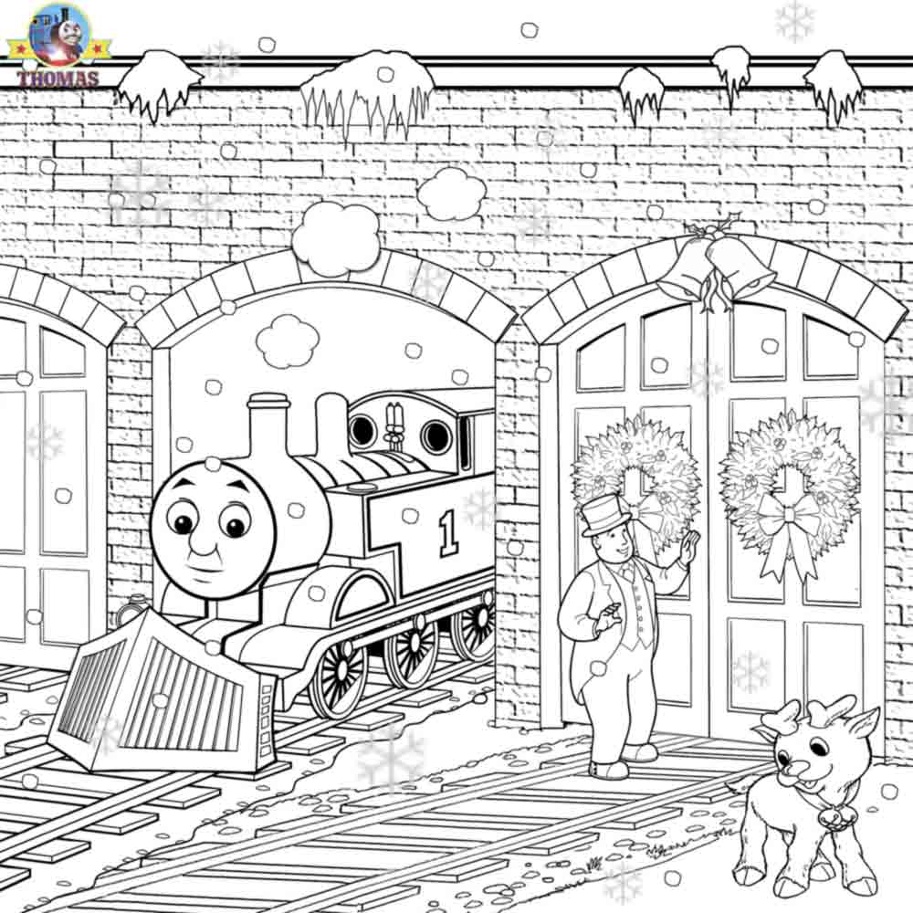 Thomas Coloring Page