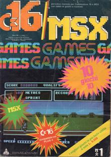 C16/MSX Games 1 - Marzo 1986 | PDF HQ | Mensile | Videogiochi | Commodore
Forse una delle poche riviste riviste in Italia a dedicarsi attivamente al supporto del Commodore 16 e del Plus 4; conteneva un mix fra giochi commerciali, oppurtunamente modificati, e programmi originali creati da autori italiani e stranieri.