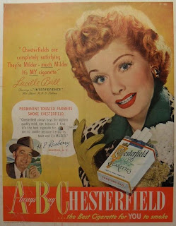 Chesterfield cigarette vintage ad