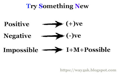 try something new