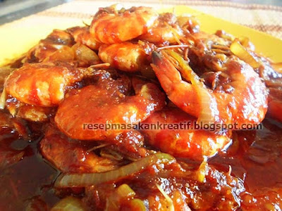 Cara Membuat Udang Masak Kecap Resep Manis dan Gurih