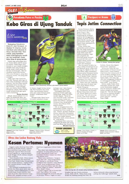 PETROKIMIA PUTRA VS PERSITA KEBO GIRAS DIUJUNG TANDUK