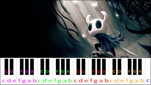 Pure Vessel (Hollow Knight: Gods & Nightmares) Piano / Keyboard Easy Letter Notes for Beginners