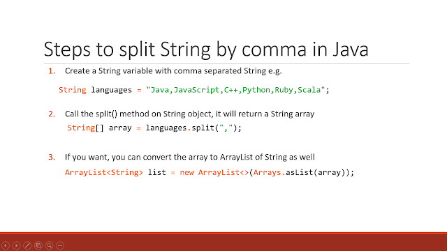  I accept shown you lot how to dissever String yesteryear regular facial expression together with straight off How to dissever String yesteryear comma inwards Java - Example Tutorial