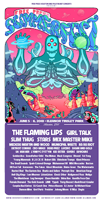 2010 Free Press Summerfest Line-Up Poster