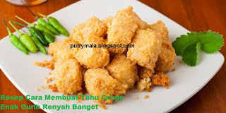 Resep Cara Membuat Tahu Crispy Enak Gurih Renyah Banget