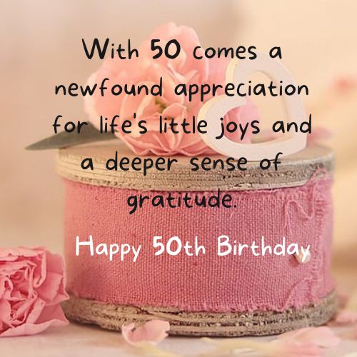 Happy 50th birthday Images