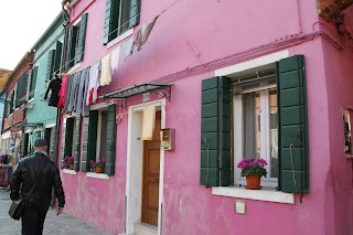 Island of Burano near Venice, Italy