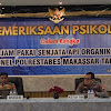 Terkait Pinjam Pakai Senpi, Biro SDM Polda Sulsel Gelar Pemeriksaan Psikologi Personel Polrestabes Makassar