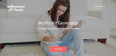 InfluencerTools Media Kit Generator