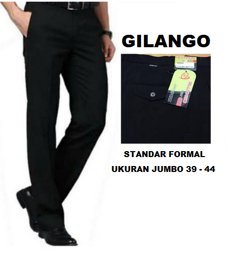 Celana Gilango Hitam 39-44