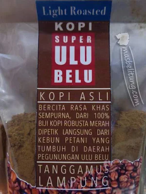 bubuk kopi jenis light roasted