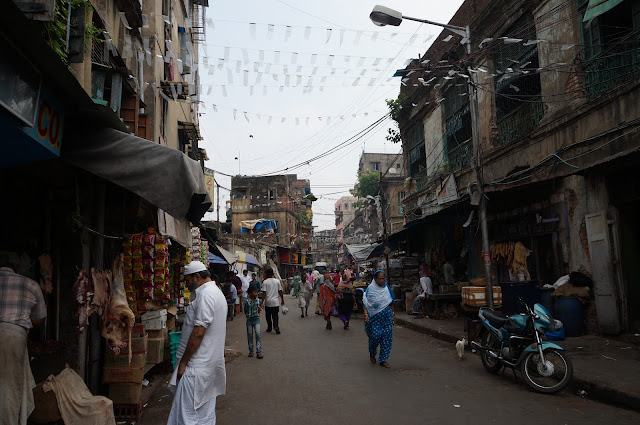 Suasana jalanan di Kolkata, India