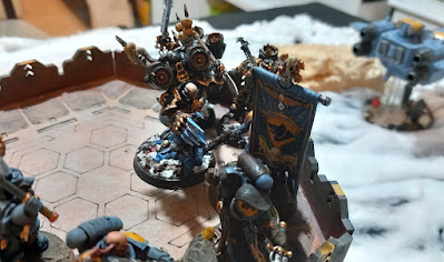 Warhammer 40k battle report: Space Wolves vs Black Legion, 1000pts