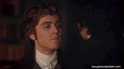 Ross Poldark suddenly attacking George who insulted Demelza