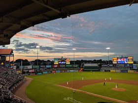 sunset at McCoy in June, 2019