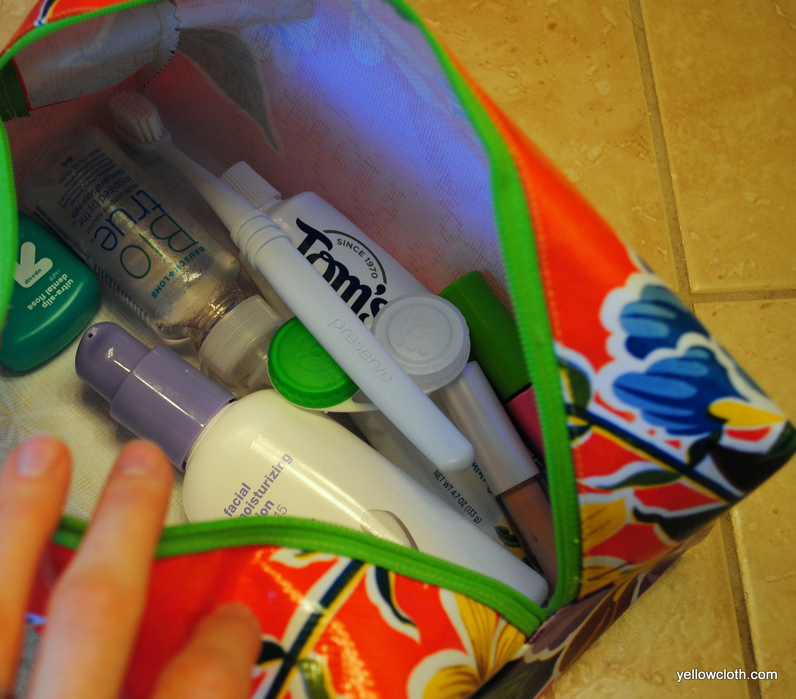 Boxy Travel Toiletry Bag Tutorial