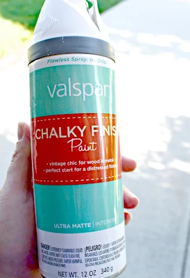 chalky finish spray paint