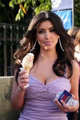 Kim Kardashian,  Ice Cream - Kardashian Style