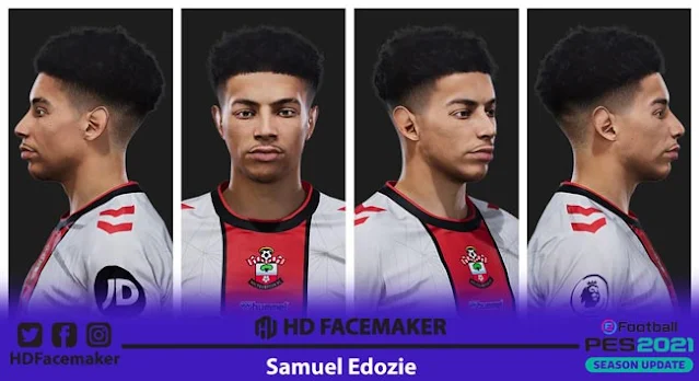 Samuel Edozie Face For eFootball PES 2021