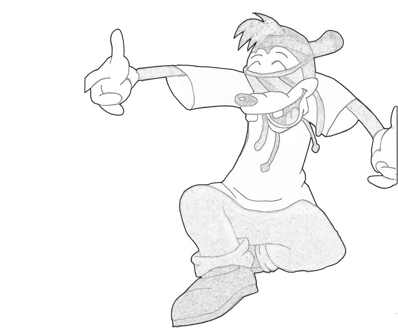 max-goof-action-coloring-pages