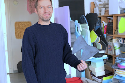 Michel Carmantrand, Studio visits / meeting Tobias Wenzel, painters, peintres, artists, artists, Künstler